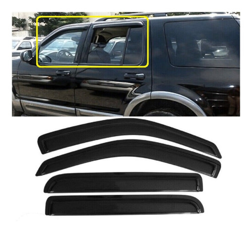 Bota Aguas Deflectores Ventana Lincoln Aviator 2003 - 2005