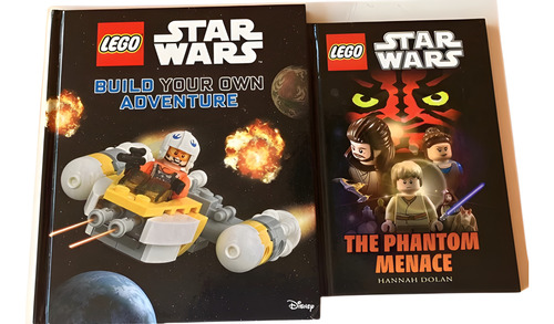 Libros Lego Star Wars Build Your Own  Y The Phantom Menace.