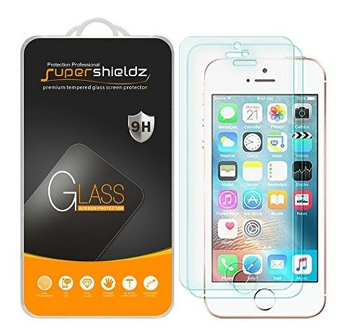 (2 Pack) Supershieldz Diseñado Para iPhone SE (1er Mov0r