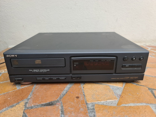Toca Cd Player Sony Cdp M27br Usado Sem Controle Remoto