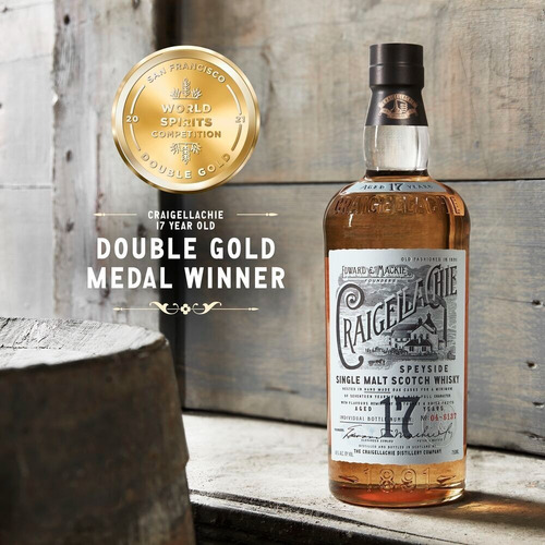 Imagen 4 de 6 de Whisky Craigellachie 17 Años Single Malt 1000ml En Estuche