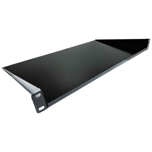 Imagem 3 de 4 de Bandeja Frontal Para Rack19 1u X 250mm Preta Bfr0001