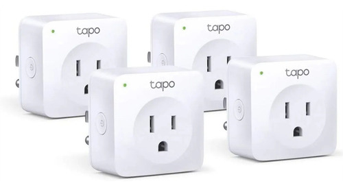 Imagen 1 de 8 de Tp-link Enchufe Inteligente Wifi Tapo P100 4-pack Smart Plug