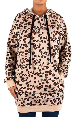 Imagen 1 de 2 de Buzo Rusty Safari Animal Print Mujer