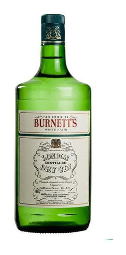 Pack X 6 Unid. Gin 1 Lt Burnetts Gin Y Vodka