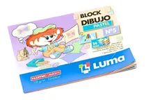 Comprar Block De Dibujo Pastel Luma Tipo El Nene N° 5 X 24 Hojas