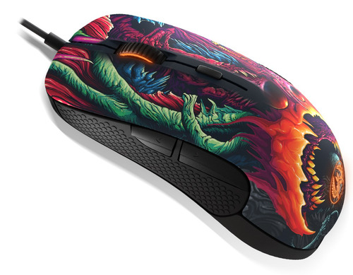 Mouse Steelseries Rival 300 Gamer Cs:go Hyper Beast Edition