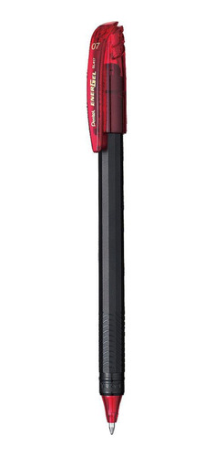 Caneta Gel 0.7mm Pentel Energel Makkuro Bl417 Vermelha
