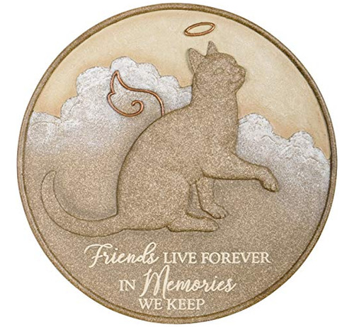 Cat Live Forever Memorial Stepping Stone