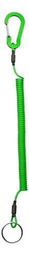 4 Cordón Retráctil Seguro Para Llavero, Accesorios Verde