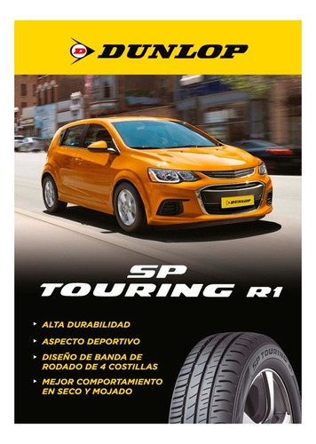Kit X4 175/70r14 (82t) Dunlop Touring R1