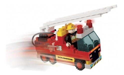 Imagen 2 de 4 de Blocky Bomberos Estacion Central 290 Piezas Rasti Art. 0652