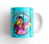 Comprar Plantilla Tazas La Loca De Los Gatos Los Simpsons Sublimar