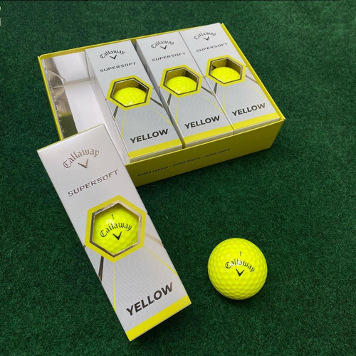 Pelotas Golf Callaway Supersoft (cajax12) | The Golfer Shop Color Amarillo