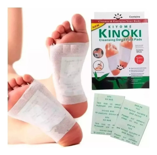 100 Parches Desintoxicantes Kinoki Para Pies Cuerpo Detox