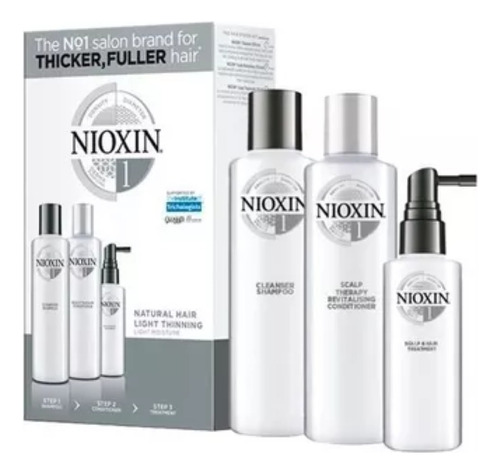 Kit Nioxin Nº1 Shampoo + Acondicionador 150 Ml +tónico 50 Ml