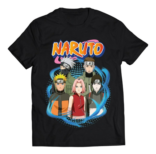 Polera Anime - Naruto Nuevo Equipo 7