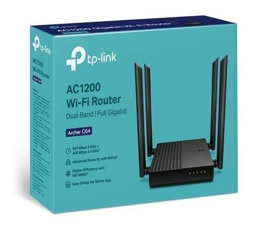 Router Tp-link Ac1200 Gigabit/dualband 4ant