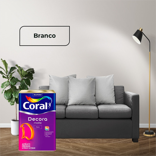 Tinta Coral Decora Matte Fosco Cores Mais Vivas