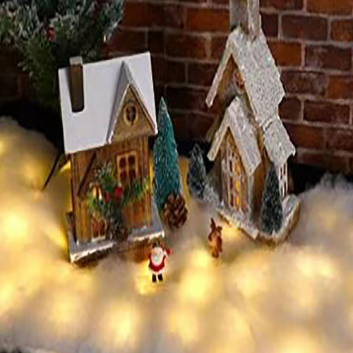 La Navidad Encendió La Nieve Artificial Del Rollo 71x18inch