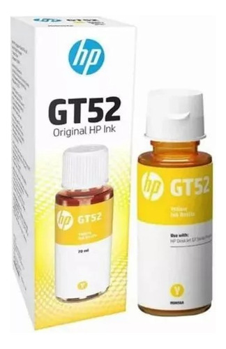 Tinta Hp Gt52 Amarillo