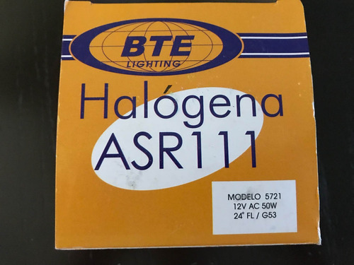 Lampara Halogena Asr 111. 12v 50 W