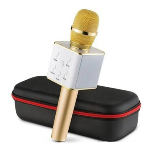  Microfono Inalambrico Bluetooth Radiofm Luces Usb Grabadora