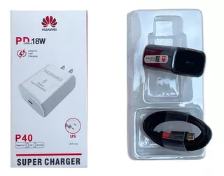 Huawei Cargador Completo De 18w Tipo C [d613]