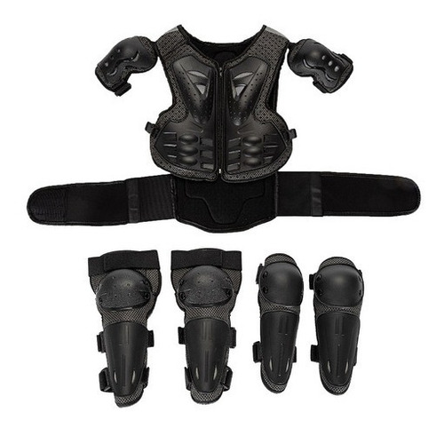 Kit De Armadura De Motocross Protector De Pecho Para Niños