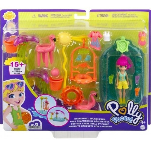 Polly Pocket Pack Chapuzon De Basquetbol Mattel