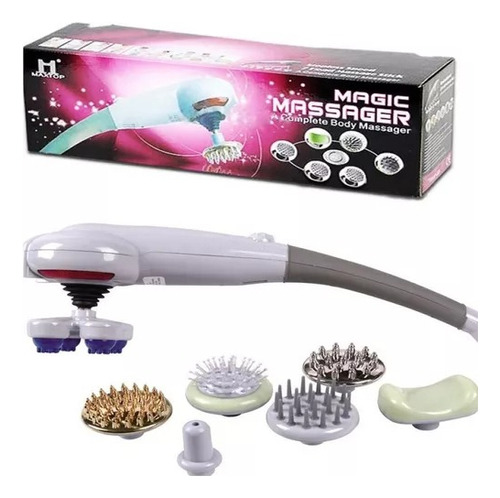 Masajeador Eléctrico Relajante Magic Massager 8en1  