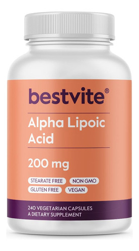 Bestvite Ácido Alfa Lipoico 200 Mg (por Cápsula) (240 Cáp