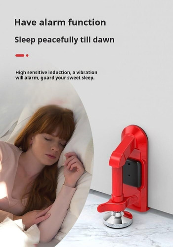 Para Tope De Puerta De Seguridad Bloqueador Con Alarma