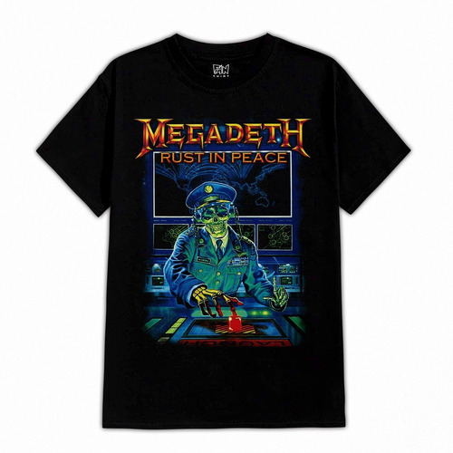 Megadeth Rust In Peace 416 Rock Metal Polera Dtf