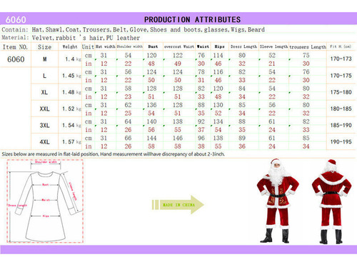 Conjunto De Ropa Navideña Con Estampado Papá Noel 9 Piezas