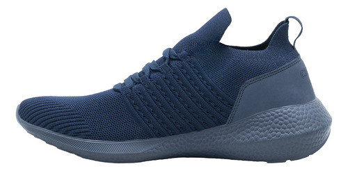 Tenis Para Hombre Walking Relax Charly Color Marino Suela Ev
