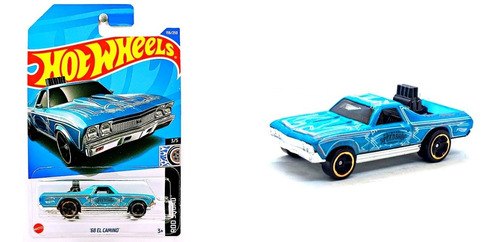 Auto Chevrolet El Camino 68 Coleccion 1:64 Metal Hotwheels