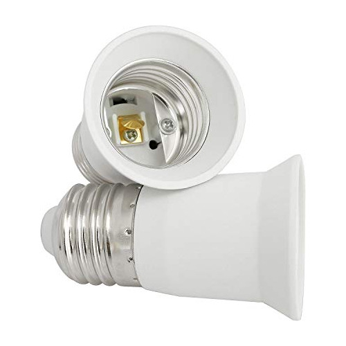 Adaptador De Zócalo De Luz E26 E27, Juego De 2 Piezas,...