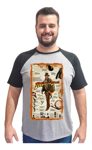 Camiseta Camisa Indiana Jones Pronta Entrega 