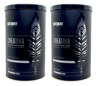 Creatina Monohidratada Pura 2 Botes De 450g 180 Serv Birdman