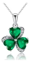 Comprar Vonssy Elegante Collar De Trébol | Colgante De Trébol Irland