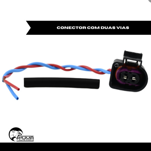 Chicote Plug Regulador De Voltagem E Buzina Fox Gol Voyage