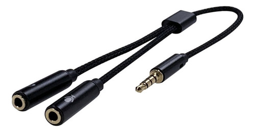 Cable Izuum 3.5mm, 1 Entrada A 2 Salidas (audífono Y Micro)