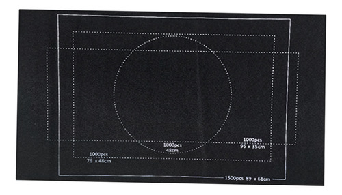Estera Del Rompecabezas Rollo De Bebé Estera Del 1500 Negro