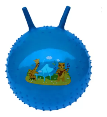 Pelota Saltarina Inflable Agarradera juguete Montable Infantil GM2201 –