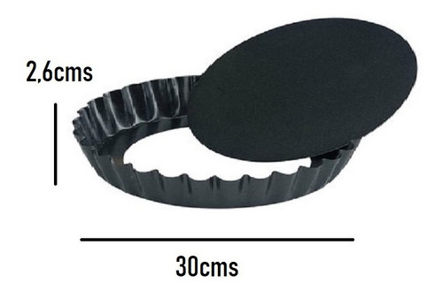 Molde Pie De Limon 30cms, Desmontable + Espatula