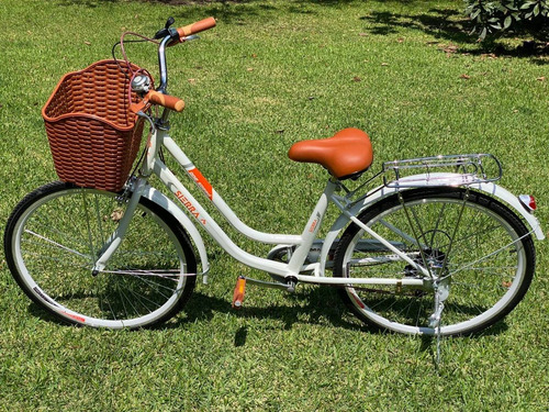 Imagen 3 de 4 de Bicicleta Urbana Sierra Bike Vintage R26 7vel Con Accesorios