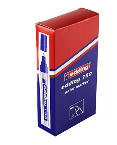 Edding 750750-002 - Rotulador De Pintura Opaca, Color Rojo