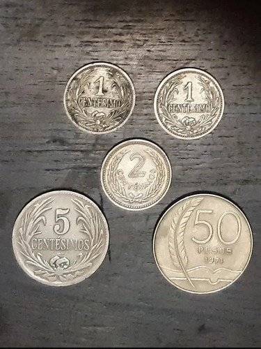 Imagen 1 de 2 de Lote De Monedas Uruguayas
