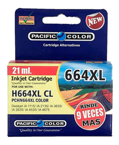 Tinta Hpe664 Xl Color